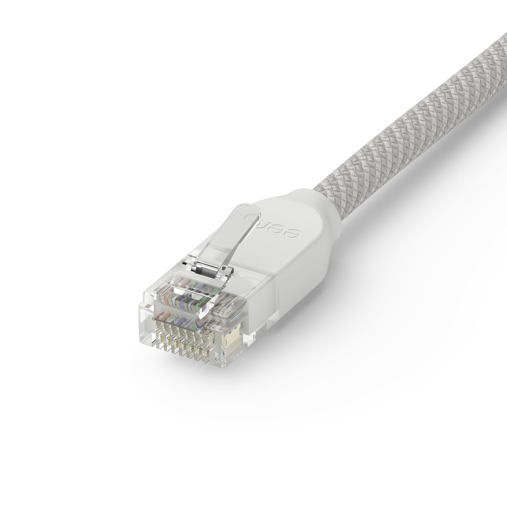 Amazon eero CAT6a Ethernet cable - Supports 10 gigabit+ speeds, 6 inch, 1-pack, Arctic White
