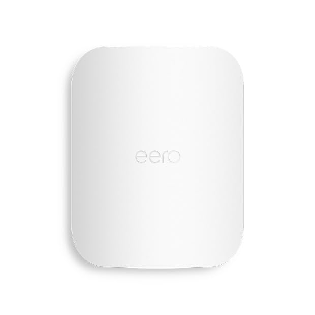 Amazon eero Outdoor 7 dual-band mesh wifi router with 1-month free eero Plus (auto-renews) - Weatherproof rating of IP66, Coverage up to 15,000 sq. ft. outdoors, 1-pack, Includes 30W PoE+ adapter, 2024 release