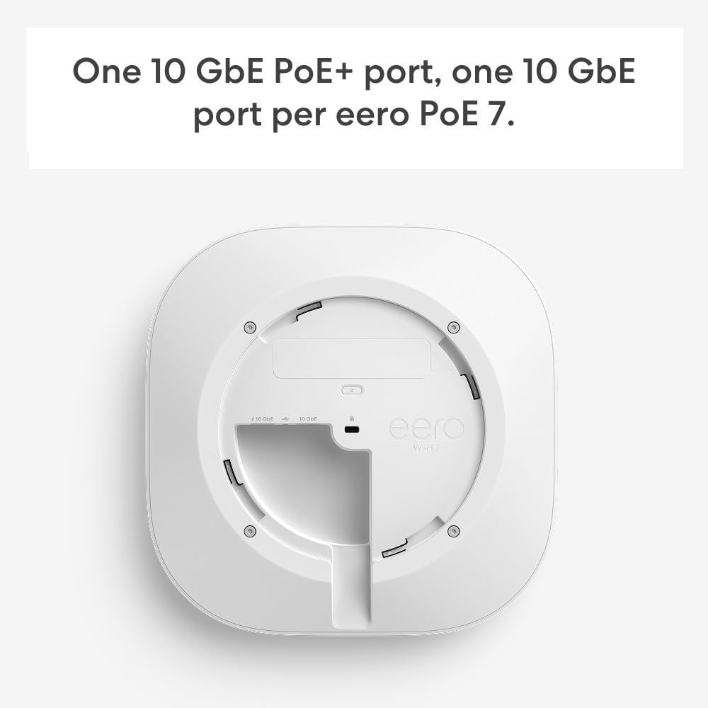Two Amazon eero PoE 7s (newest model) with Amazon eero PoE Gateway
