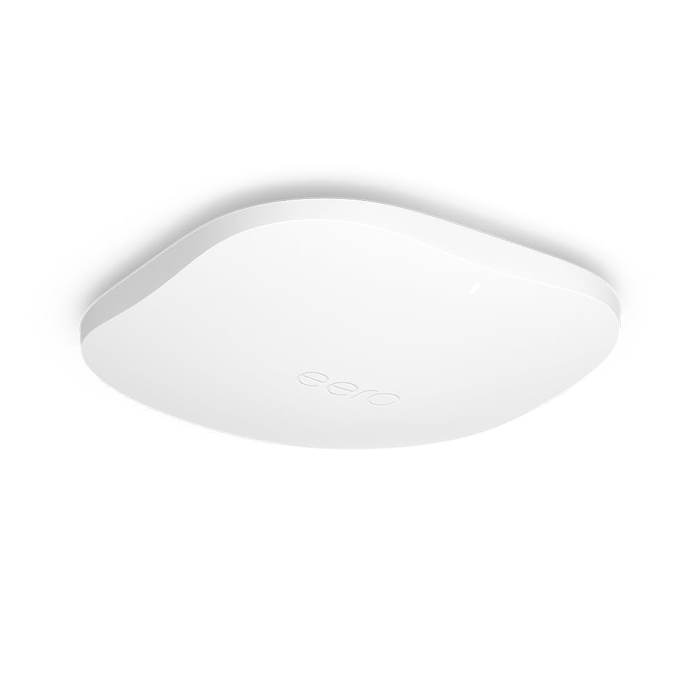 Amazon eero PoE 7 tri-band Wi-Fi 7 mountable access point and 1 month free eero Business (auto-renews annually) - Wireless speeds up to 3.9 Gbps, Coverage up to 2,000 sq. ft., 1-pack
